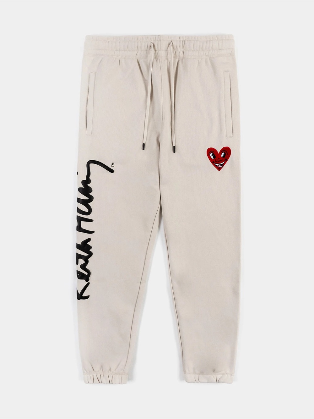 Keith Haring x Shoe Palace Cream Graphic Jogger Sweatpants Men’s Medium